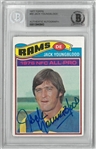 Jack Youngblood Autographed 1977 Topps