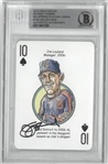 Jim Leyland Autographed Hero Decks