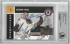 Glenn Hall Autographed 1995/96 Parkhurst