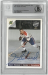 Henri Richard Autographed 1991 Ultimate