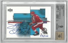 Steve Yzerman Autographed 2000/01 Upper Deck e-Card
