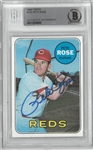 Pete Rose Autographed 1969 Topps