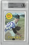 Denny McLain Autographed 1969 Topps
