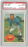Yale Lary Autographed 1960 Topps