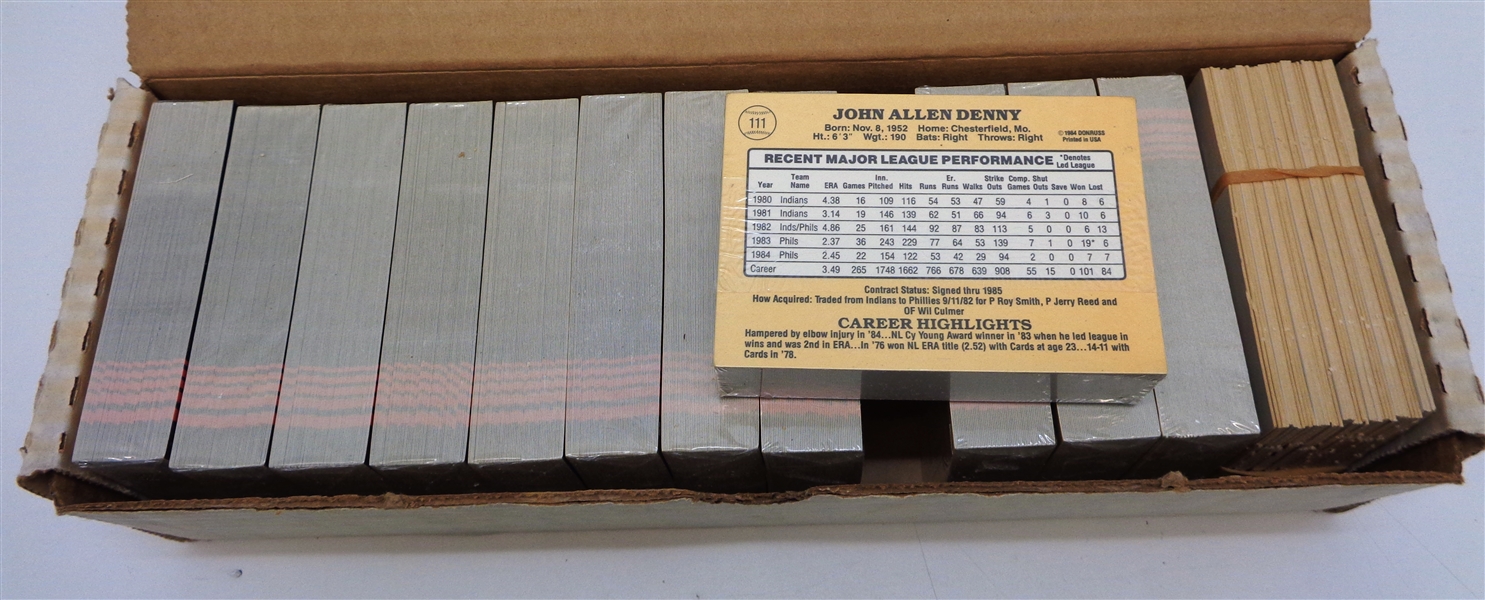 1985 Donruss Baseball Complete Factory Set