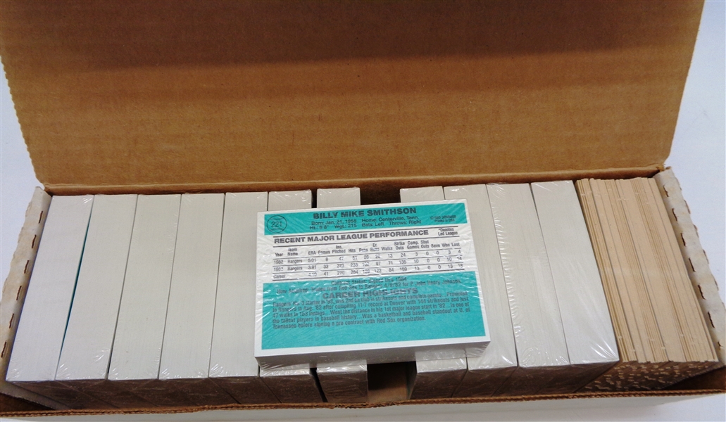 1984 Donruss Baseball Complete Factory Set