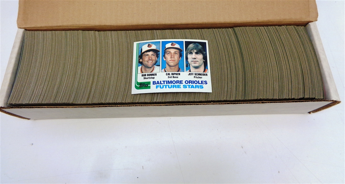 1982 Topps Baseball Complete Set