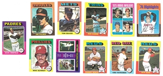 1975 Topps Mini Lot of 11 Hall of Famers & Stars