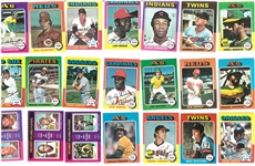 1975 Topps Mini Lot of 21 Hall of Famers & Stars