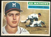 Eddie Mathews 1956 Topps