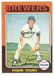 Robin Yount 1975 Topps Rookie Card