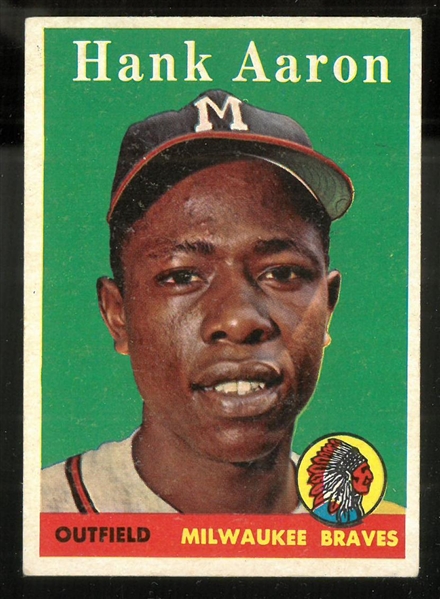 Hank Aaron 1958 Topps
