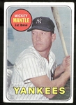 Mickey Mantle 1969 Topps Yellow Letters