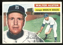 Walter Alston 1956 Topps