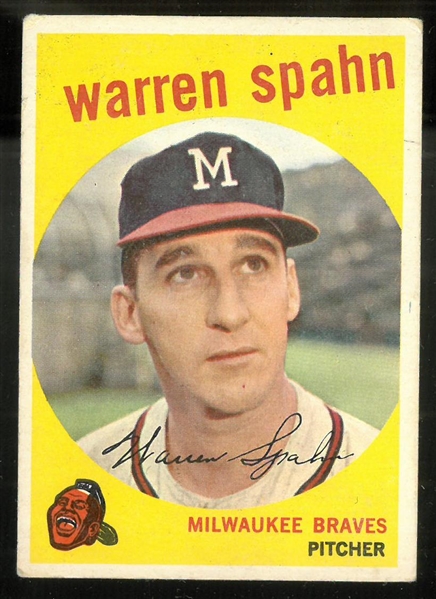 Warren Spahn 1959 Topps