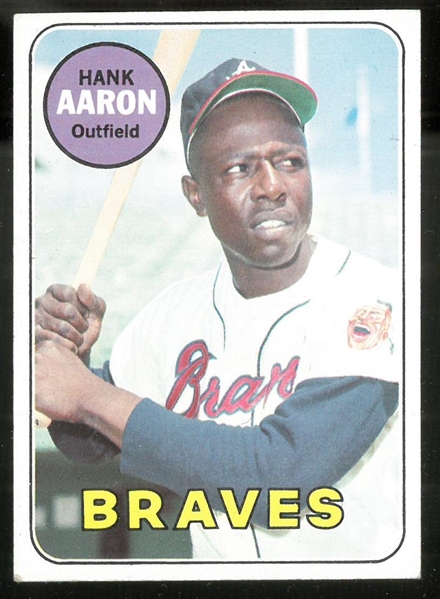 Hank Aaron 1969 Topps