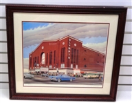 Olympia Stadium Framed Lithograph