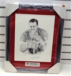 Sid Abel Autographed Framed 11x14 Lithograph