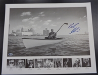 Nick Lidstrom Autographed 16x20 Fishing Photo
