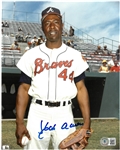 Hank Aaron Autographed 8x10 Photo