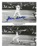 Hank Aaron Autographed 8x10 Photo HR #715