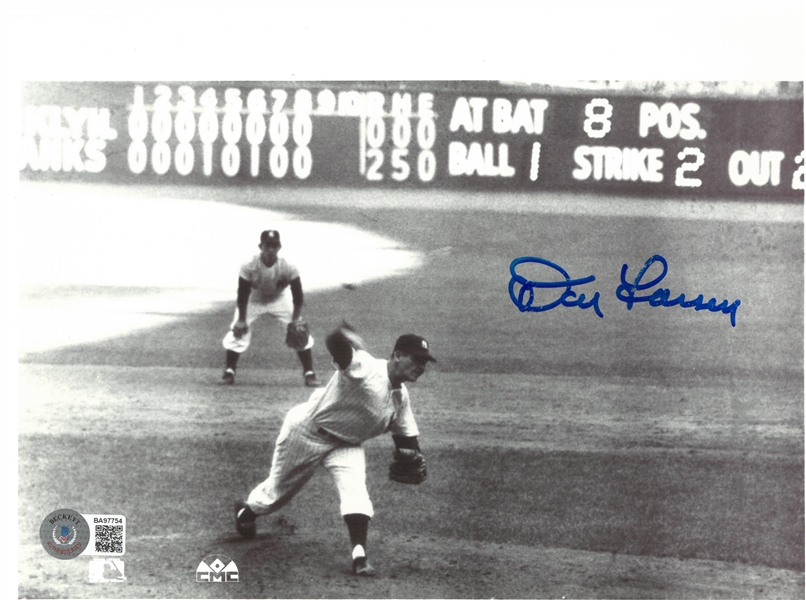 Don Larsen Autographed 8x10 Photo