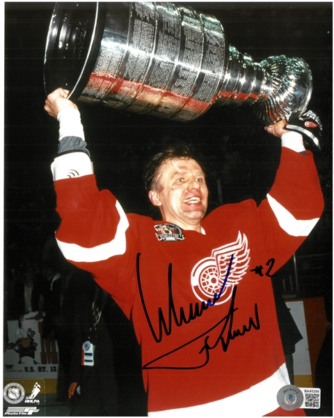 Slava Fetisov Autographed 8x10 Photo