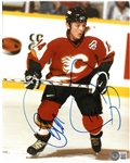 Theo Fleury Autographed 8x10 Photo