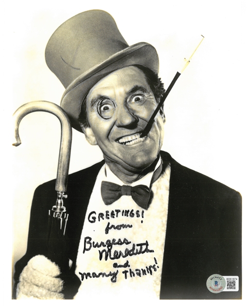 Burgess Meredith Autographed 8x10 Photo