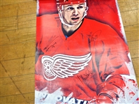 Winter Festival Larionov Vinyl Banner Signed by 3