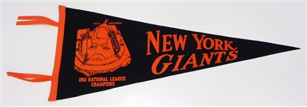New York Giants Vintage Style Pennant
