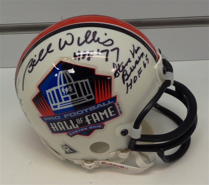 Hall of Fame Mini Helmet Signed by 6
