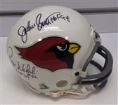 Cardinals Hall of Famers Mini Helmet Signed by 4