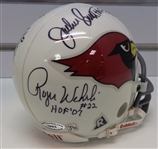 Cardinals Hall of Famers Mini Helmet Signed by 4
