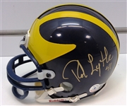 Rob Lytle Autographed Michigan Mini Helmet