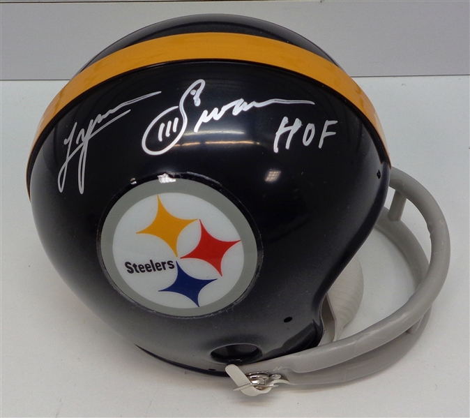 Lynn Swann Autographed Steelers Mini Helmet
