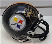 L.C. Greenwood Autographed Steelers Mini Helmet