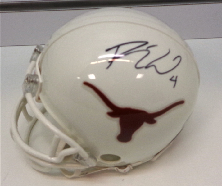 Roy Williams Autographed Texas Mini Helmet