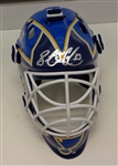 Brent Johnson Autographed Blues Mini Mask