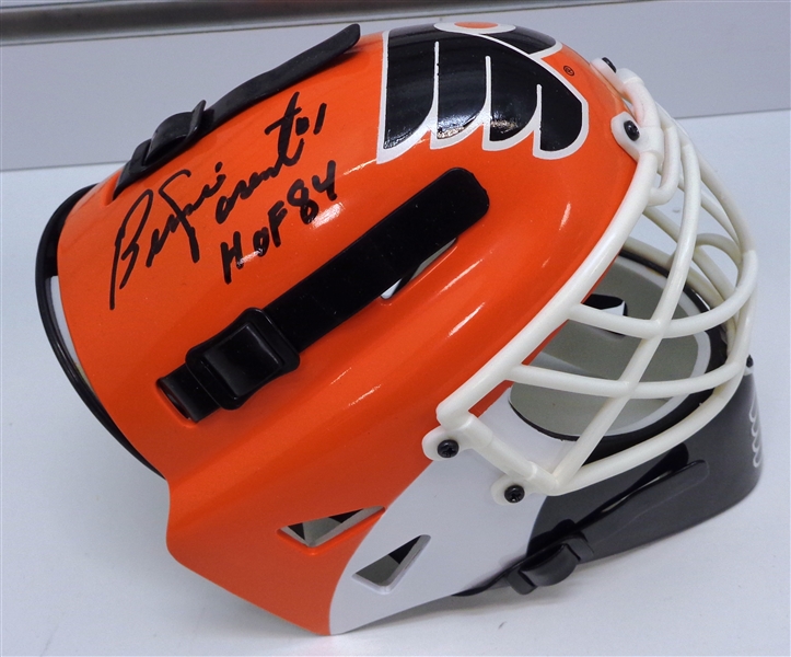 Bernie Parent Autographed Flyers Mini Mask
