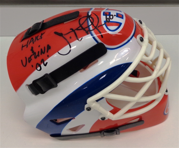 Jose Theodore Autographed Canadiens Mini Mask