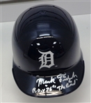 Mark The Bird Fidrych Autographed Tigers Mini Helmet