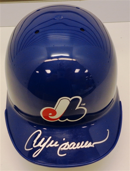 Andre Dawson Autographed Expos Mini Helmet