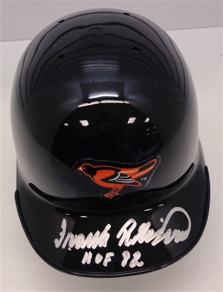 Frank Robinson Autographed Orioles Mini Helmet