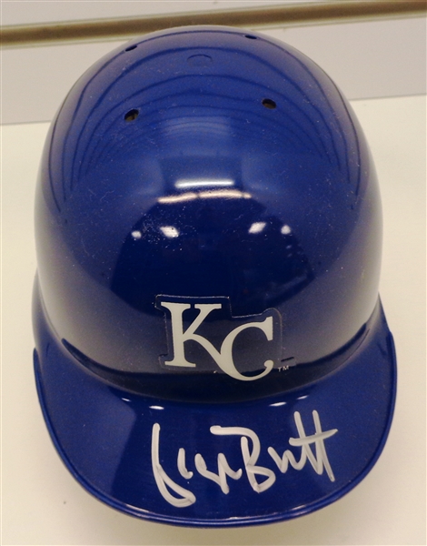 George Brett Autographed Royals Mini Helmet