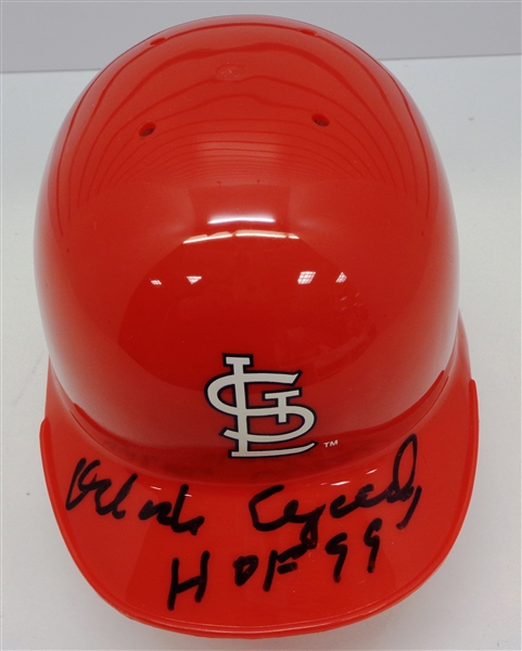 Orlando Cepeda Autographed Cardinals Mini Helmet