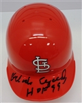 Orlando Cepeda Autographed Cardinals Mini Helmet