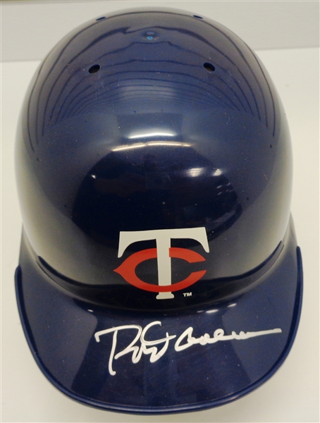Rod Carew Autographed Twins Mini Helmet