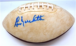 Gino Marchetti Autographed Football