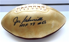 Joe Schmidt Autographed Lions Football